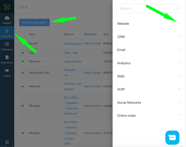 Connections you can make in LeadBox